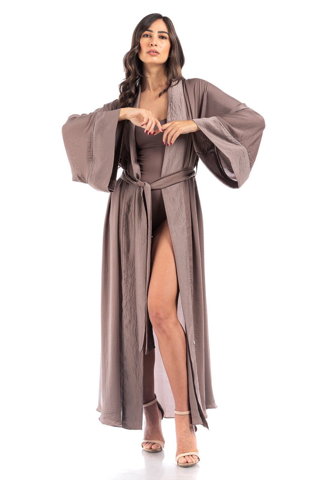 Crepe Long Robe
