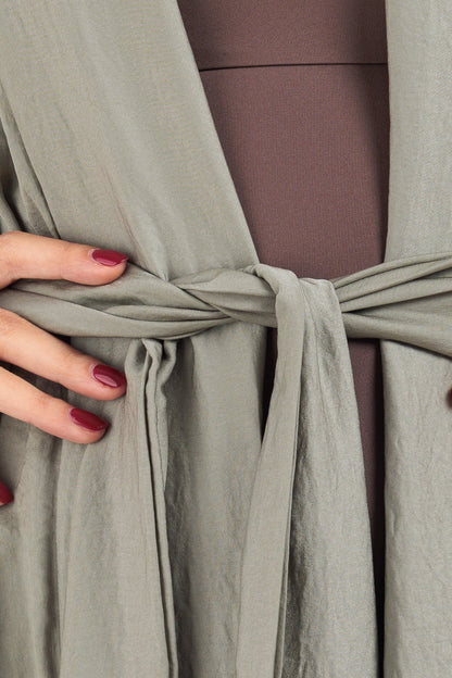 Crepe Long Robe