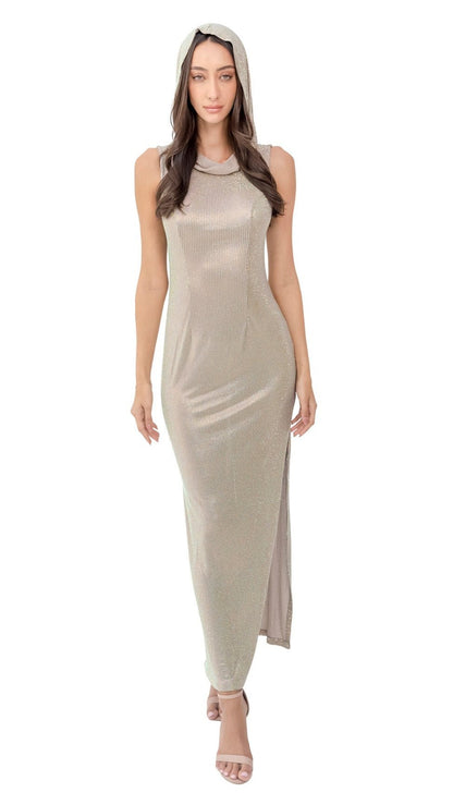 Cristal Hoodie Dress - Dresses - by CAPRI LIFESTYLE