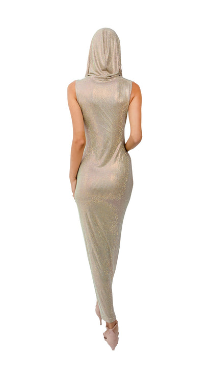 Cristal Hoodie Dress - Dresses - by CAPRI LIFESTYLE