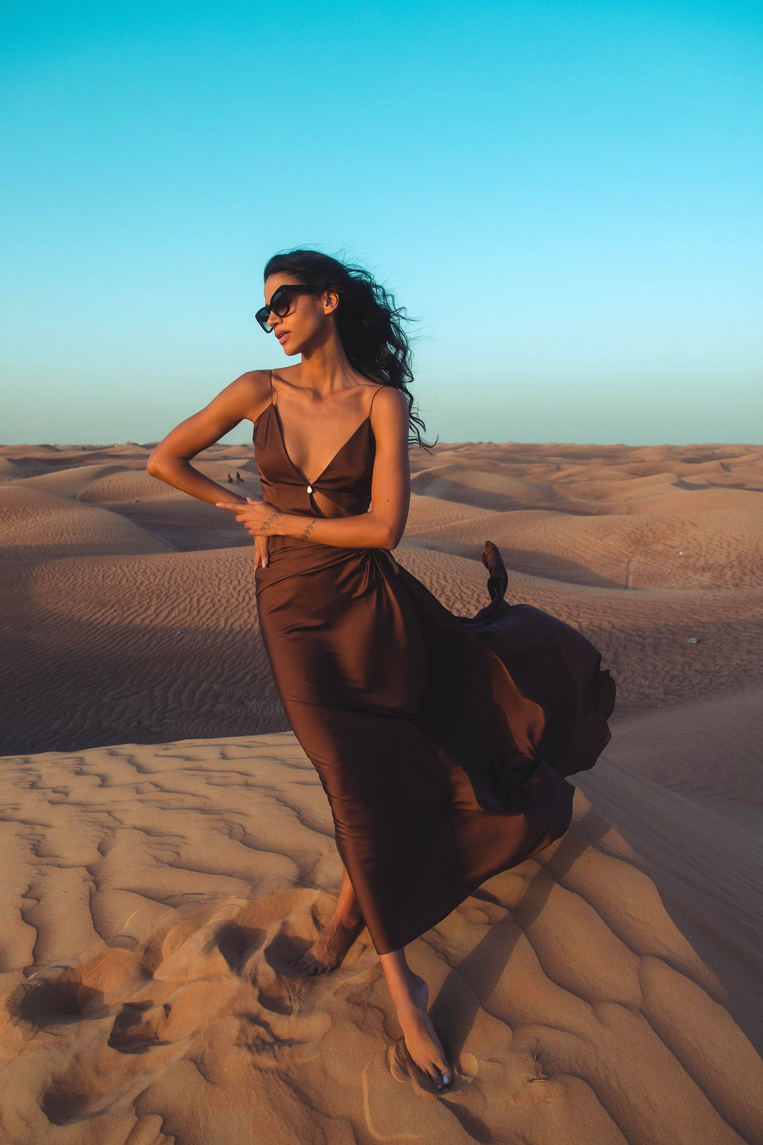 Elegant High Slit Maxi Dress