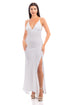 Elegant linen long dress - Dresses - by CAPRI LIFESTYLE
