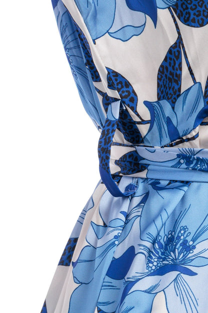 Floral Wrap Maxi Dress - by CAPRI LIFESTYLE