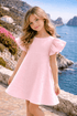 Girl Linen Dress - Kids Collection - by CAPRI LIFESTYLE