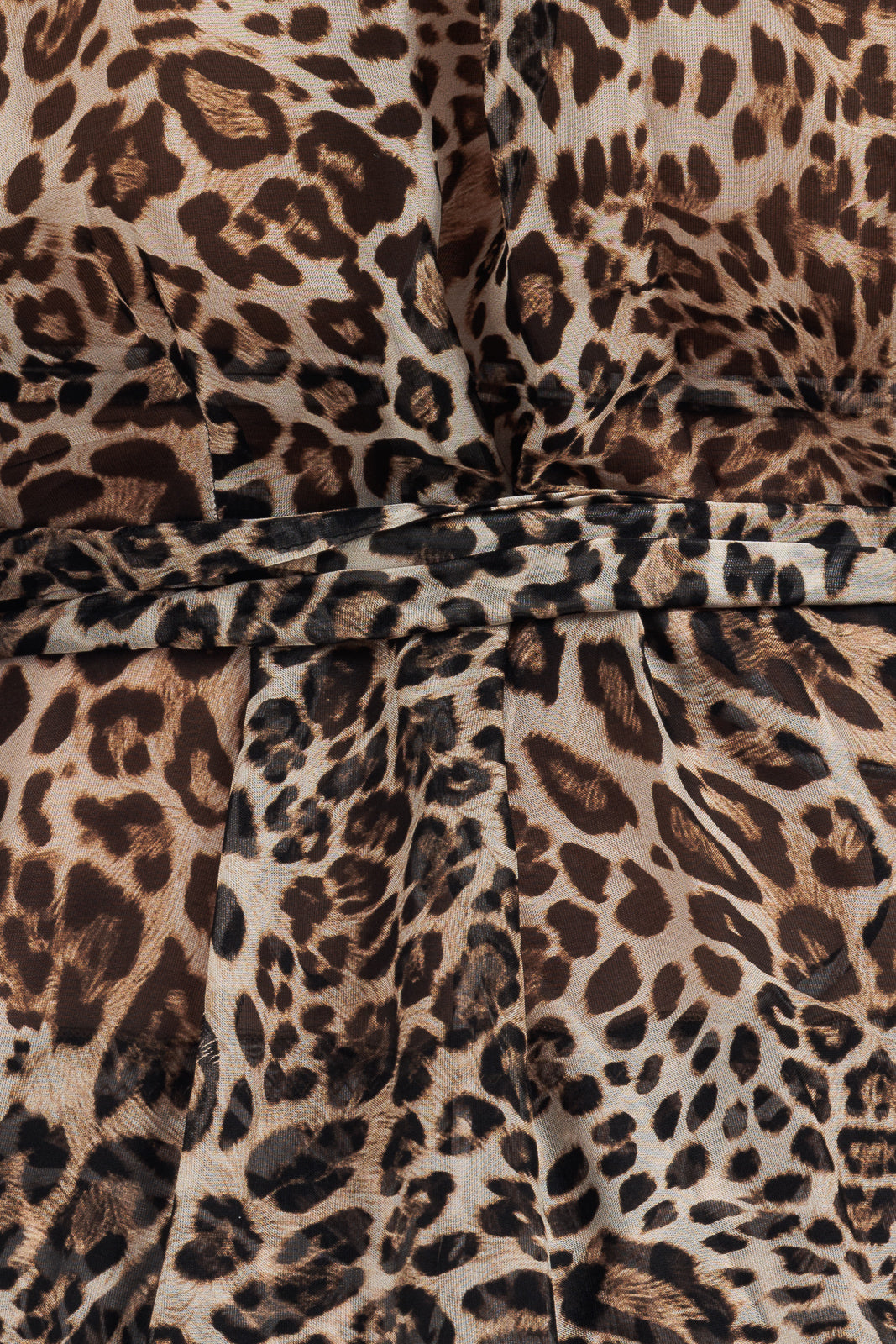 Animalier wrap dress