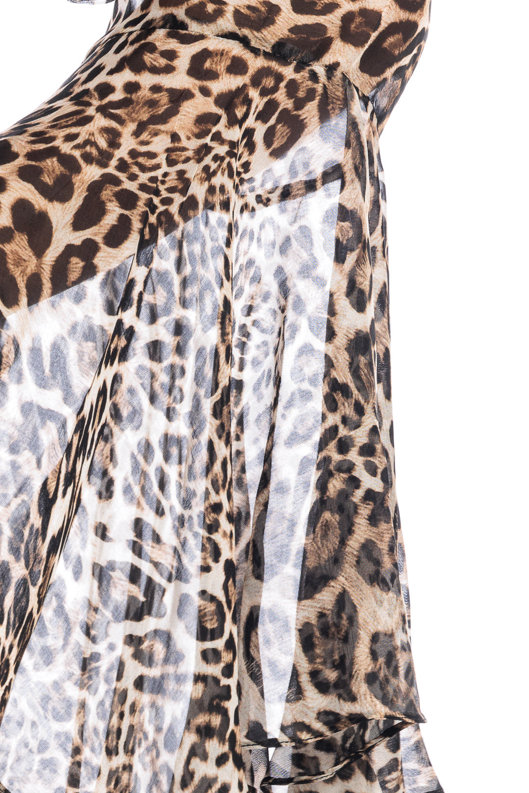 Animalier wrap dress