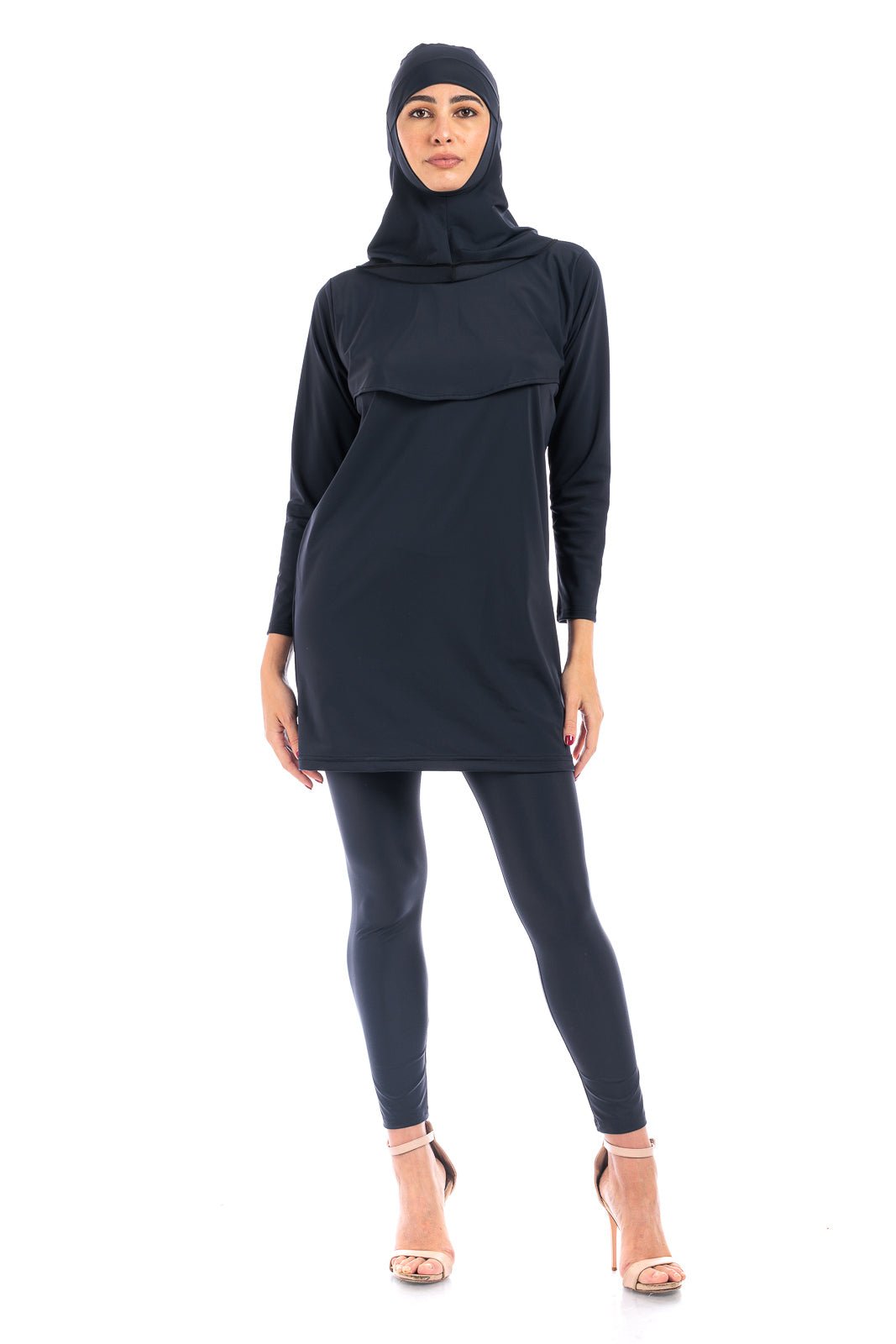 LBK 29 Woman Burkini classic with leggings and head cover