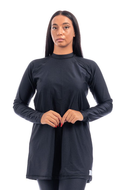 LBK19 - Women Modest wear with Tight Leggings, Head Cover - Burkini - by CAPRI LIFESTYLE
