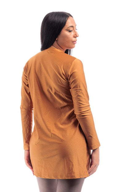 LBK33 - Capri Luxury Plain Burkini, Front Details with Head Cover &amp; Leggings - Burkini - by CAPRI LIFESTYLE
