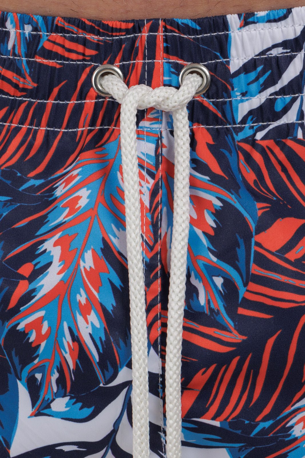 Leaf Printed Swim Shorts