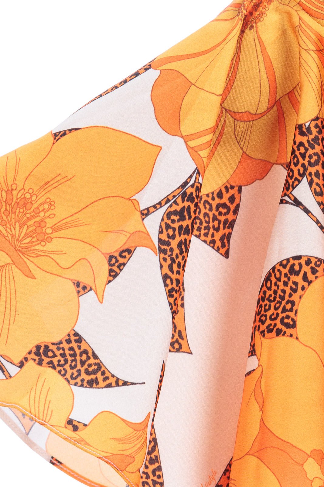 Lily Silk Wrap - Style Short Dress Long Sleeve - by CAPRI LIFESTYLE