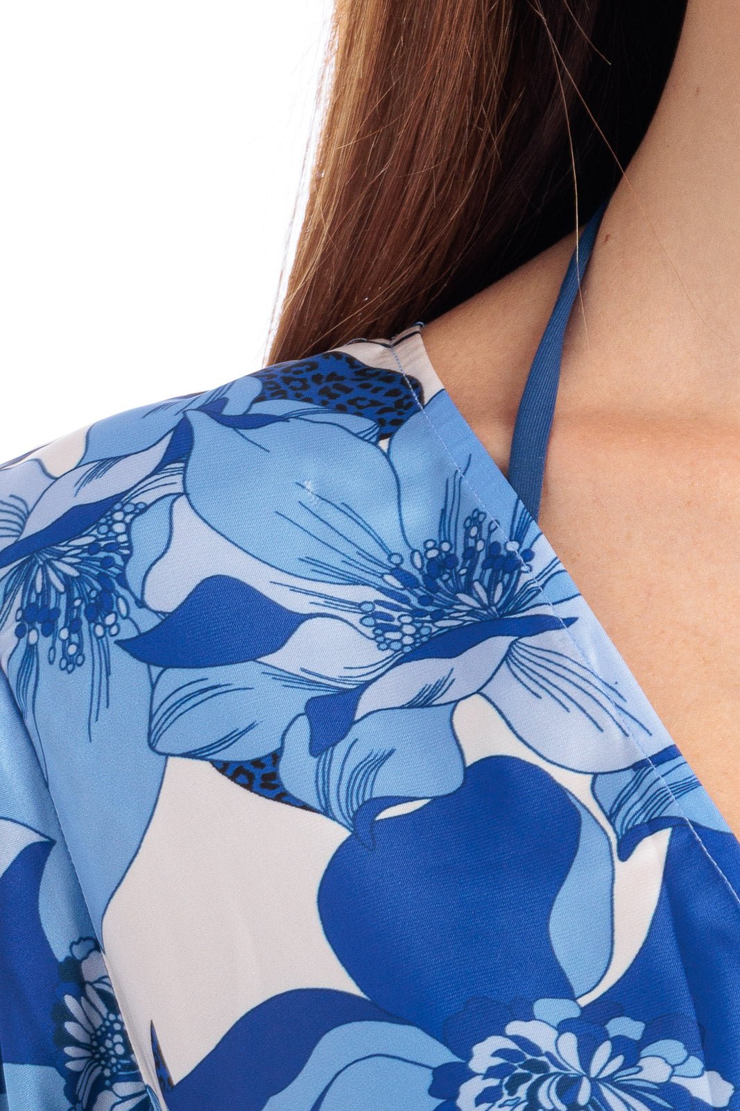 Lily Silk Wrap - Style Short Dress Long Sleeve - by CAPRI LIFESTYLE