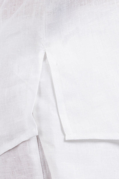 Linen Classic Collar Polo Shirt