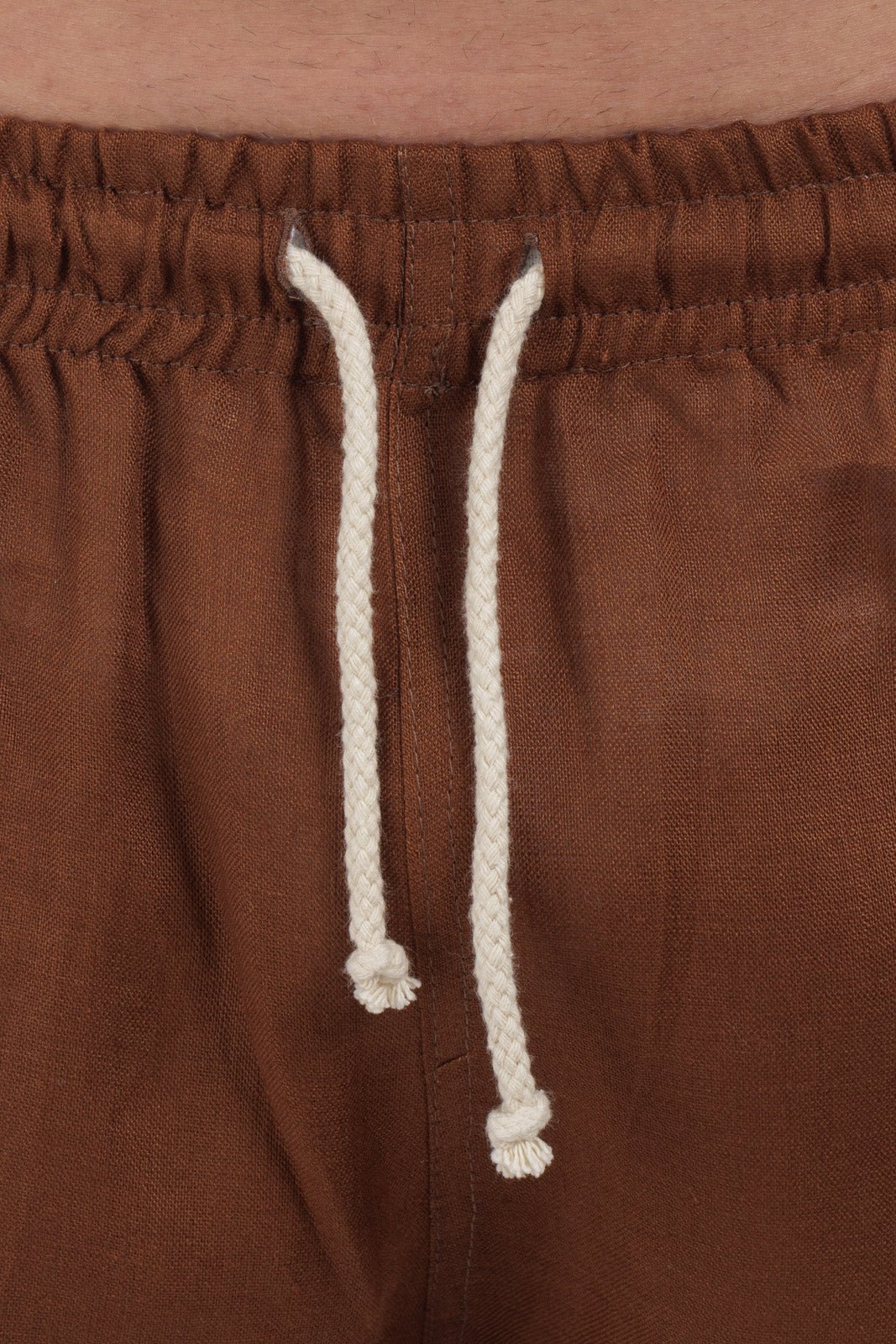 Linen Drawstring Shorts by CAPRI LIFESTYLE