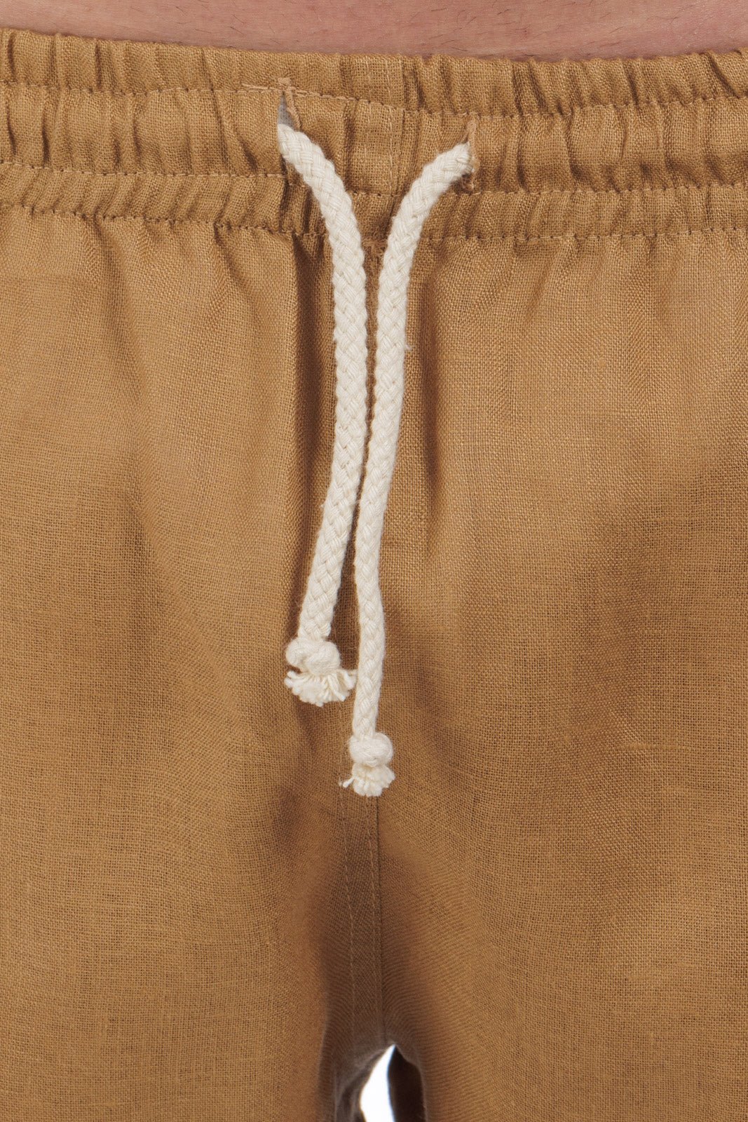 Linen Drawstring Shorts by CAPRI LIFESTYLE