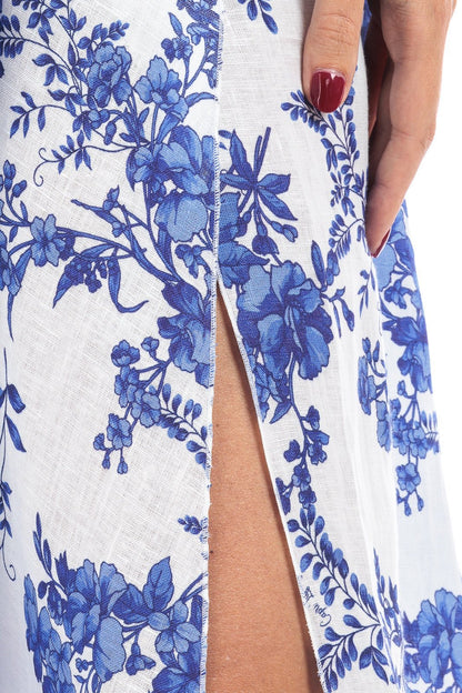 Linen Long Skirt - Women&