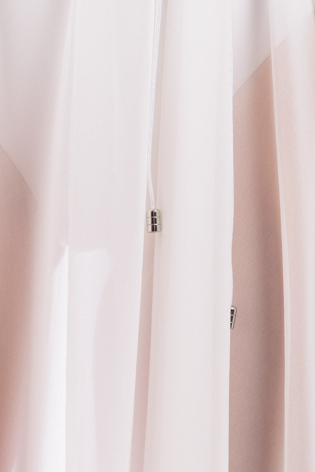 Long Plain Chiffon Robe Cover Up  (with lace finish)