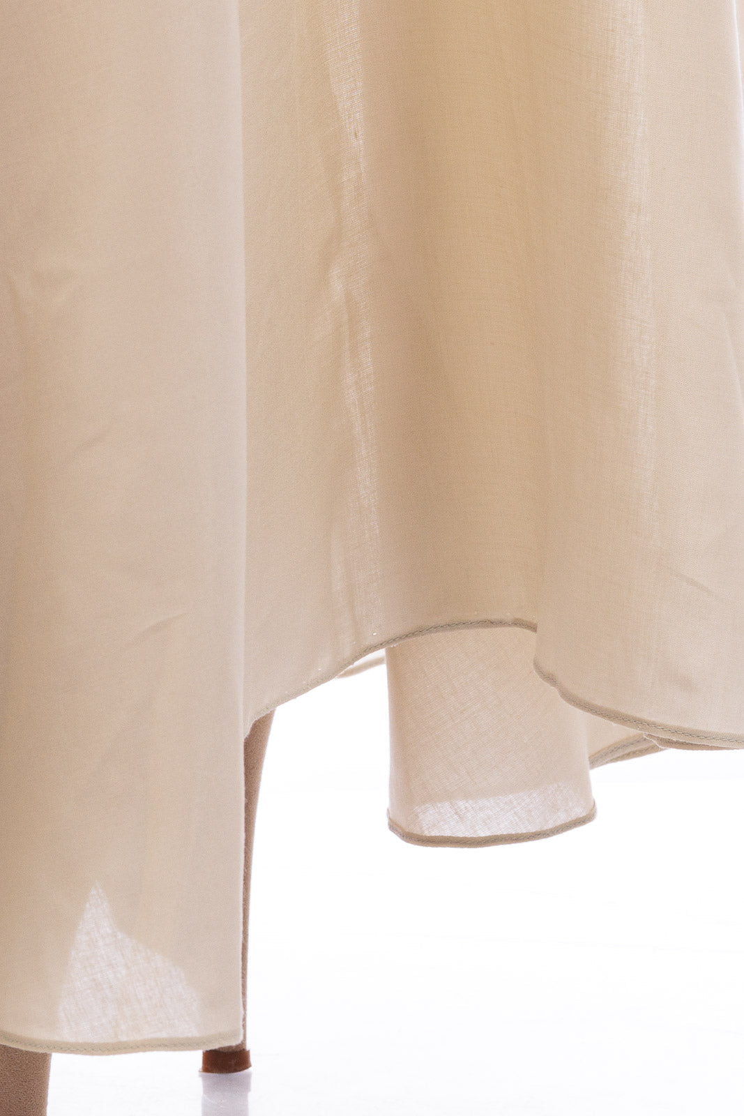 Long Wrap Dress (with lace finish)