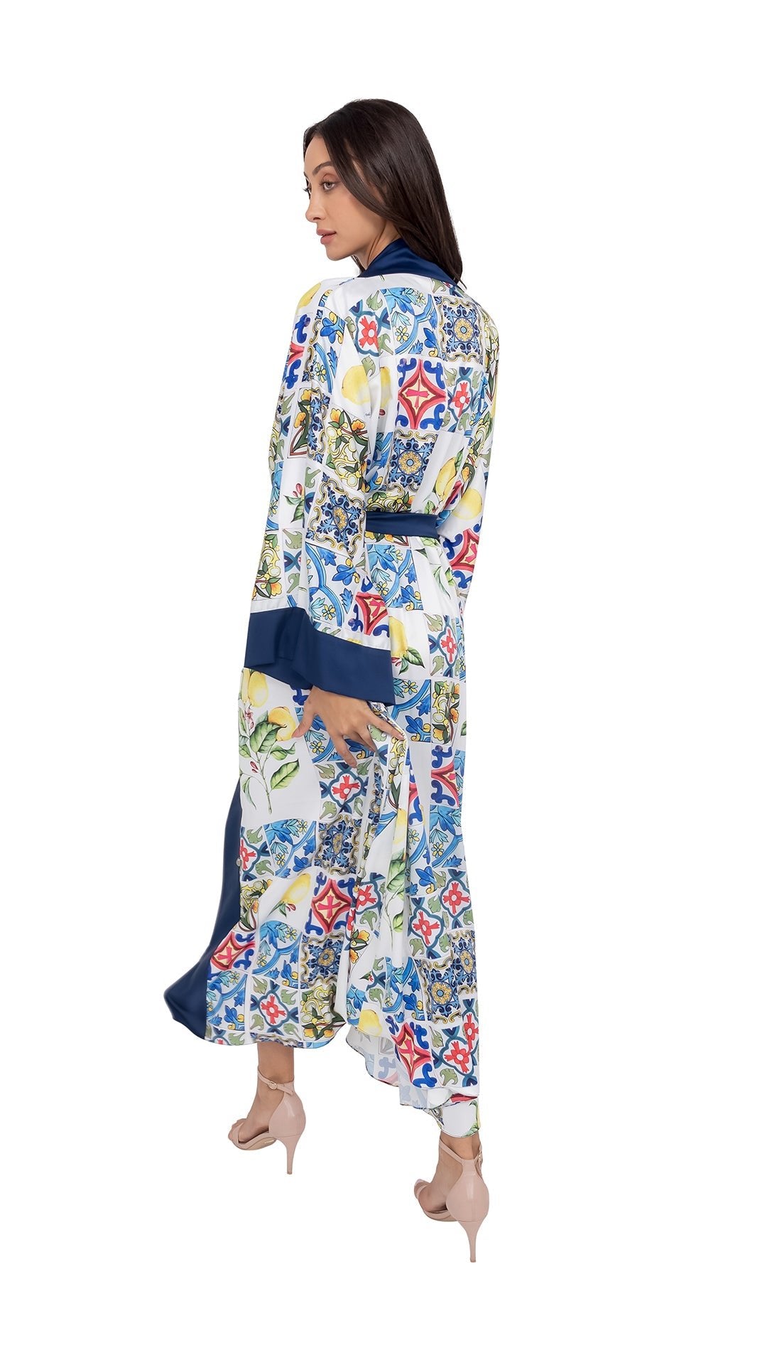 NERANO Long Robe with belt