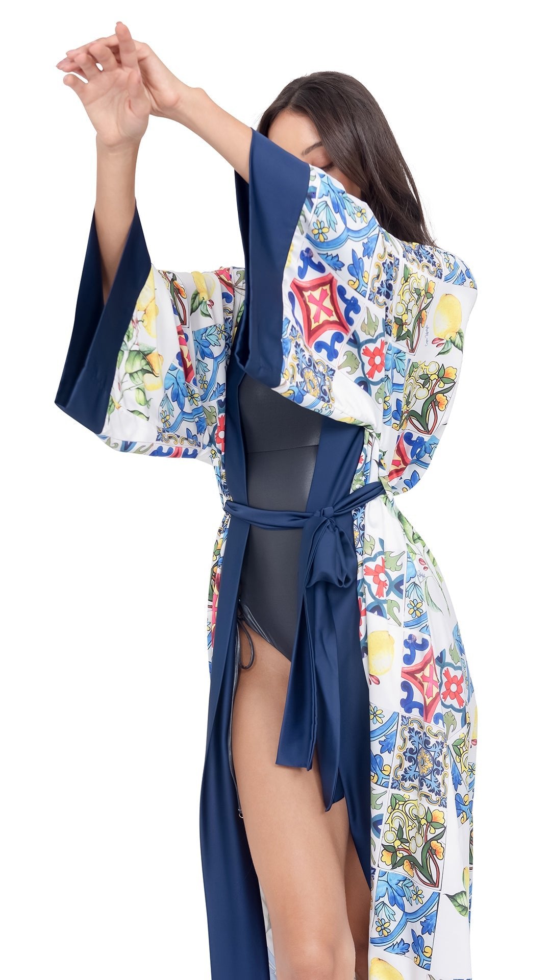 NERANO Long Robe with belt