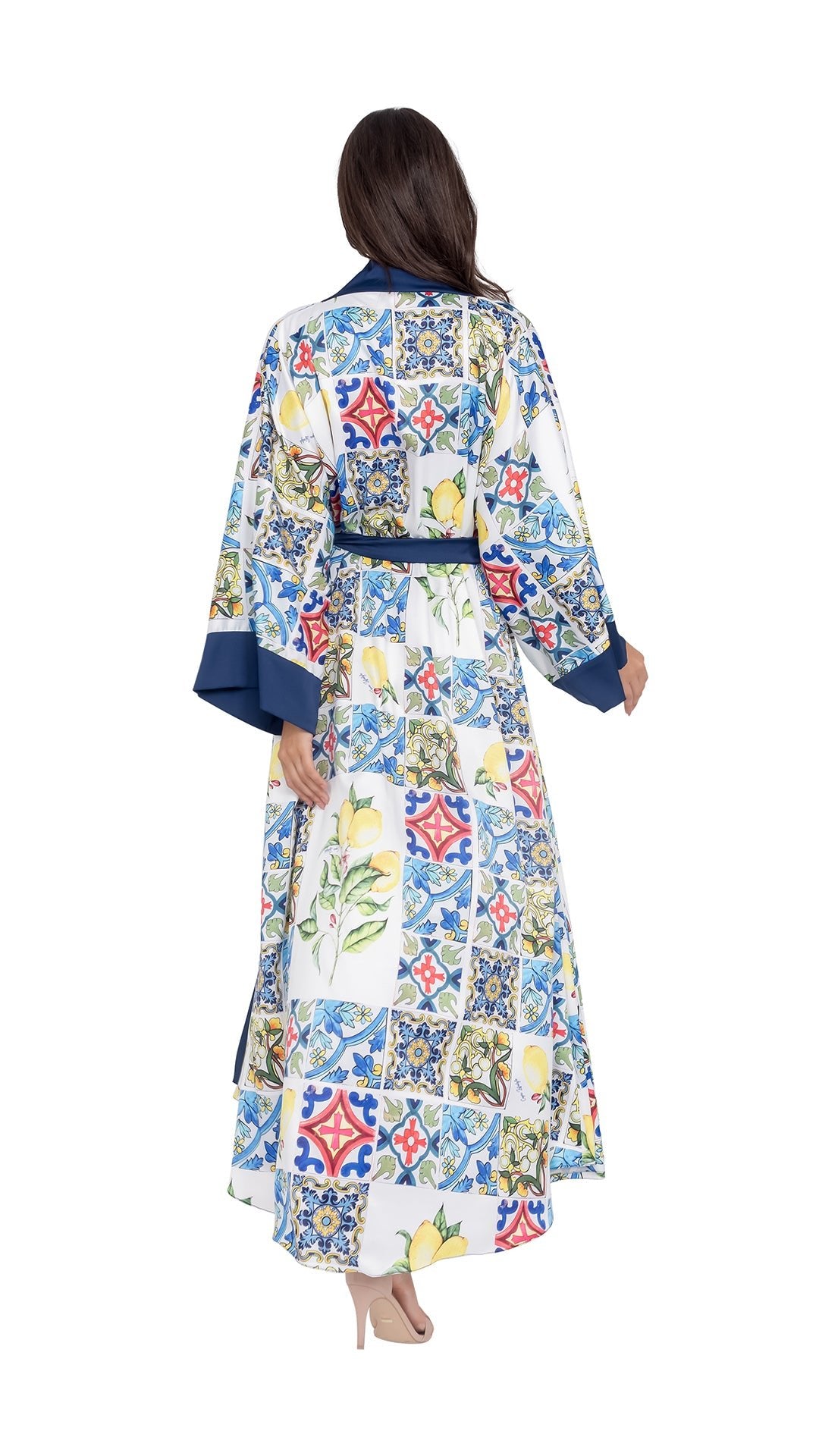 NERANO Long Robe with belt