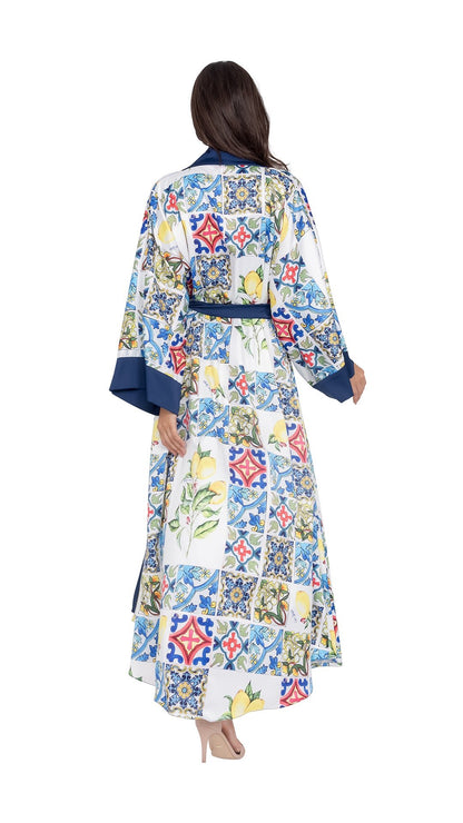 NERANO Long Robe with belt