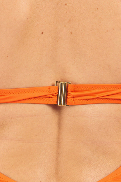 PLAIN CUT-OUT RUCHED SWIMSUIT