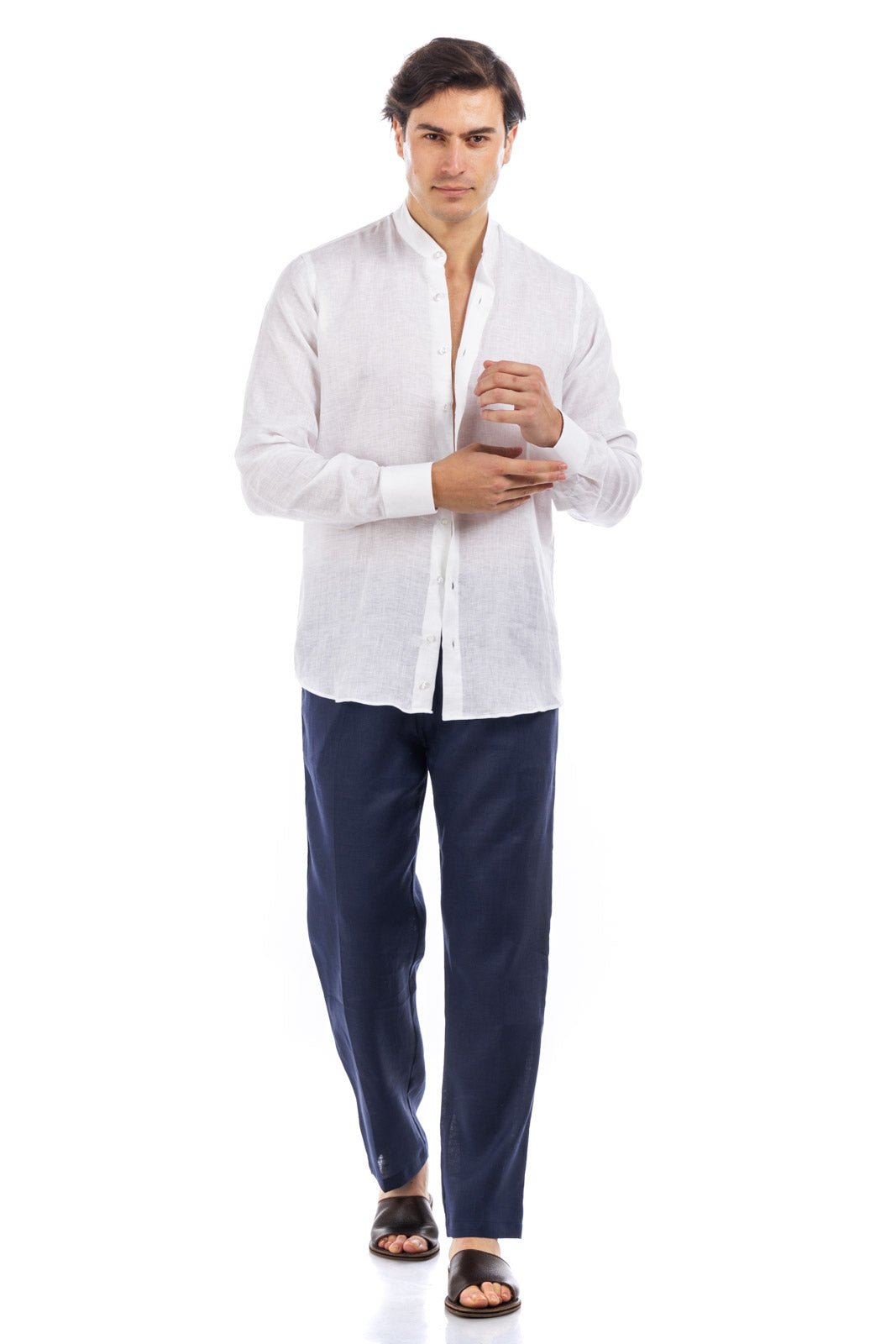 Plain Linen Pants by CAPRI LIFESTYLE