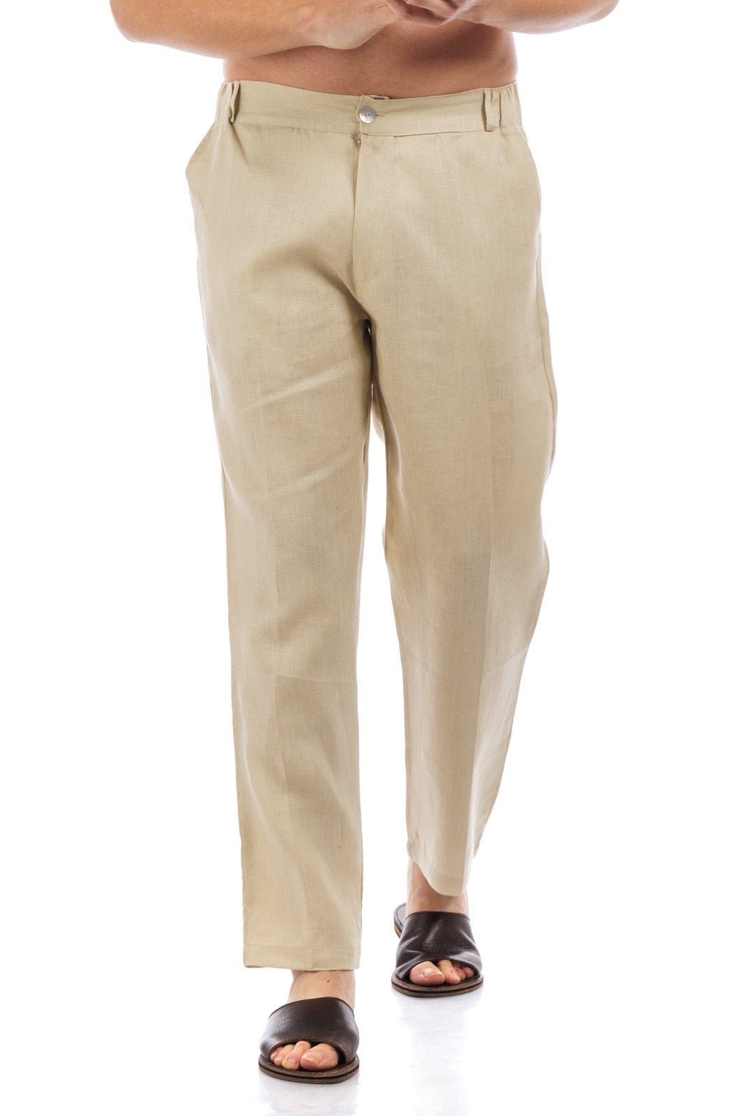 Plain Linen Pants by CAPRI LIFESTYLE