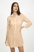 Plain Linen Polo Dress - by CAPRI LIFESTYLE
