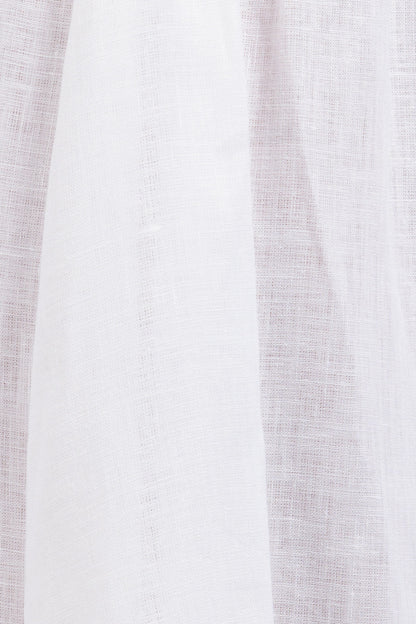 Plain Long Linen Skirt