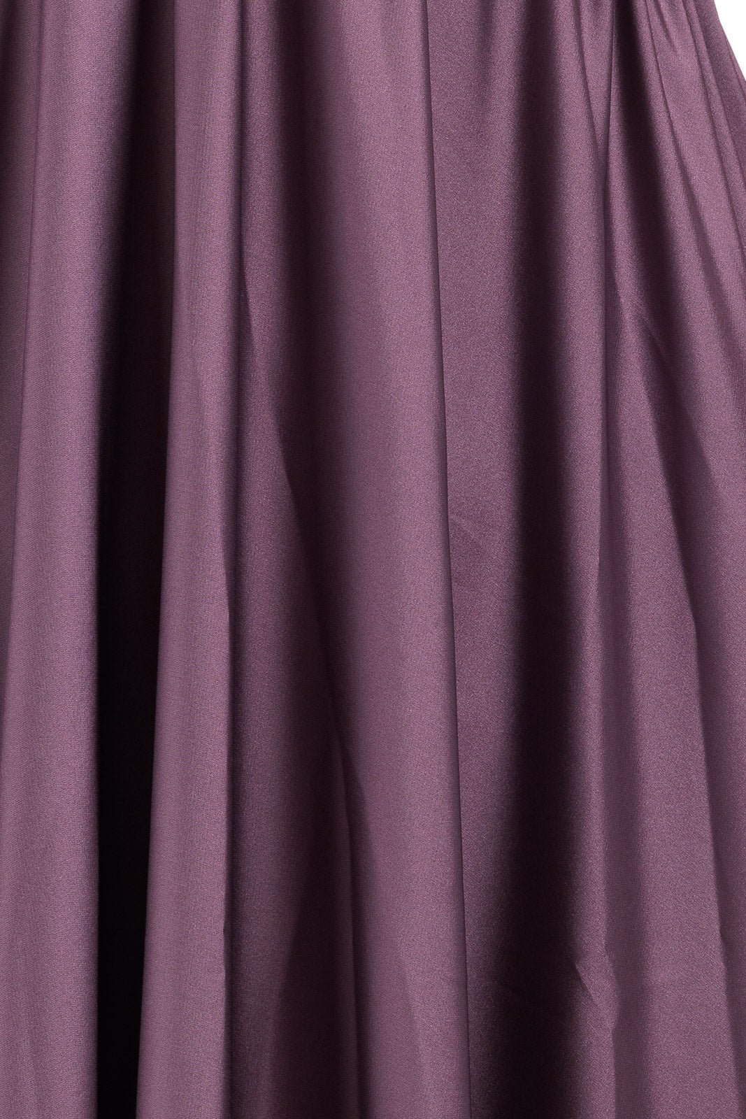 Plain V-neck Silk Dress