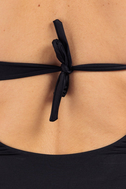 Plain V-Neck Swimsuit by CAPRI LIFESTYLE