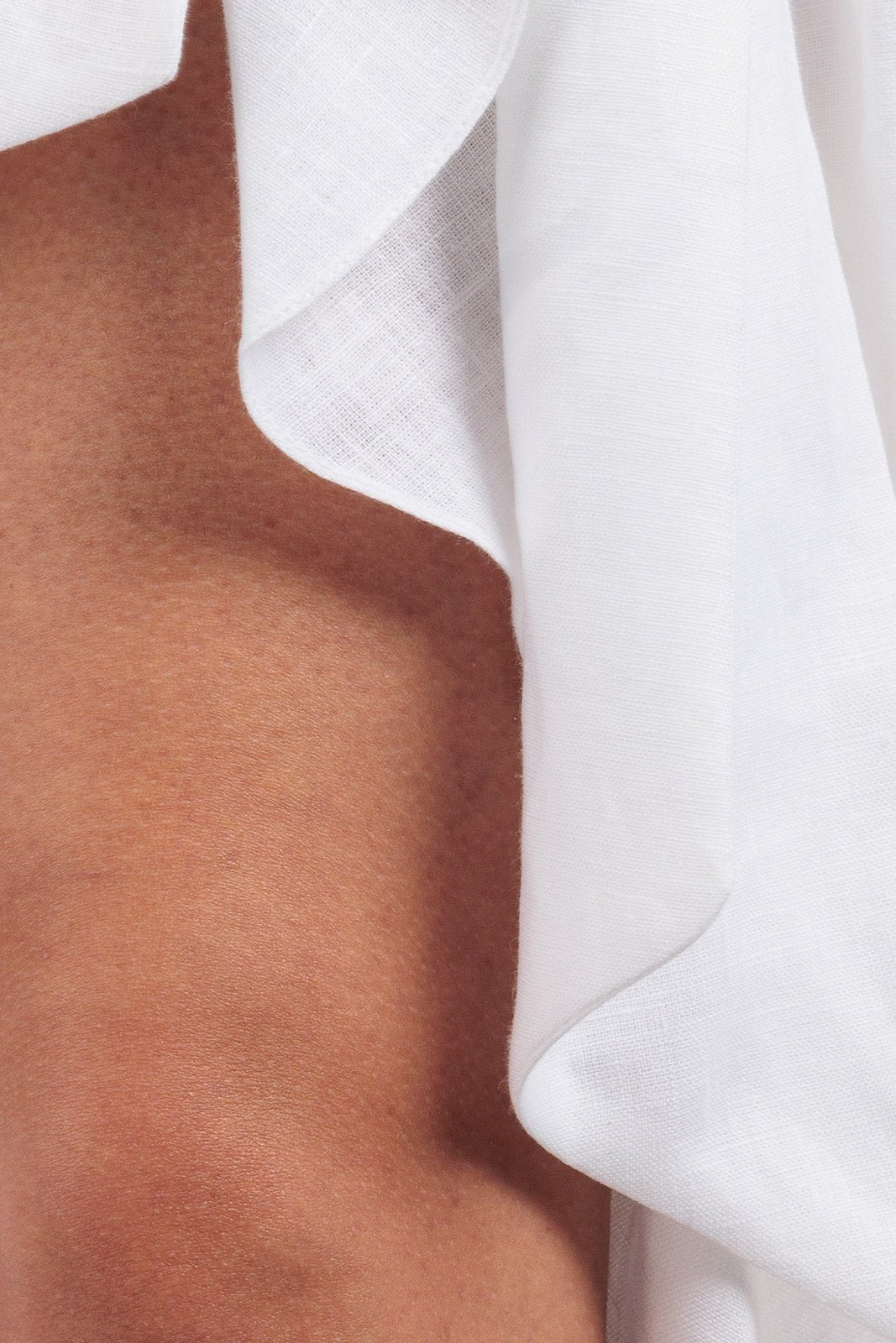 Pure Linen Raffeld Skirt - Finished Details - Skirts - by CAPRI LIFESTYLE