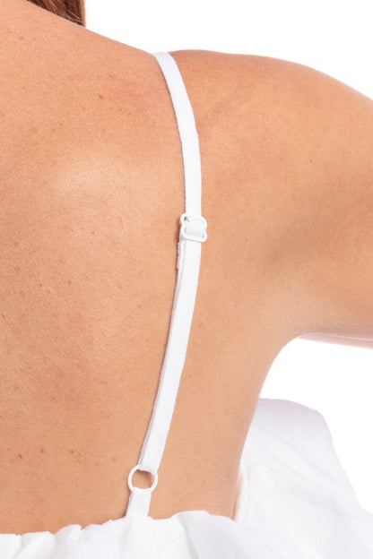 Pure Linen Raffeld Top Without Elegant Hand - Finished Details - Women&