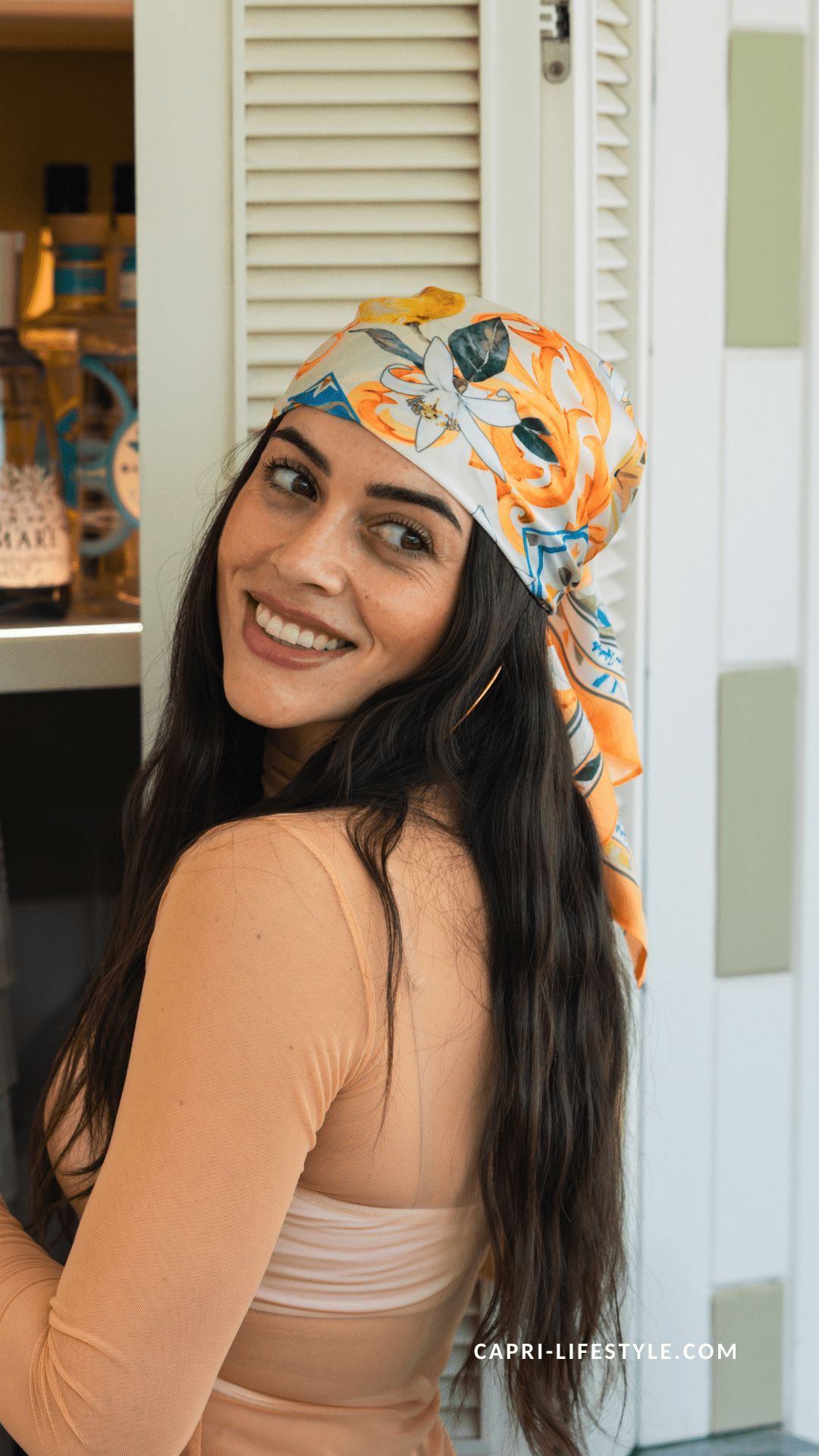 Pure Silk Scarf - Lemon - WOMEN - by CAPRI LIFESTYLE