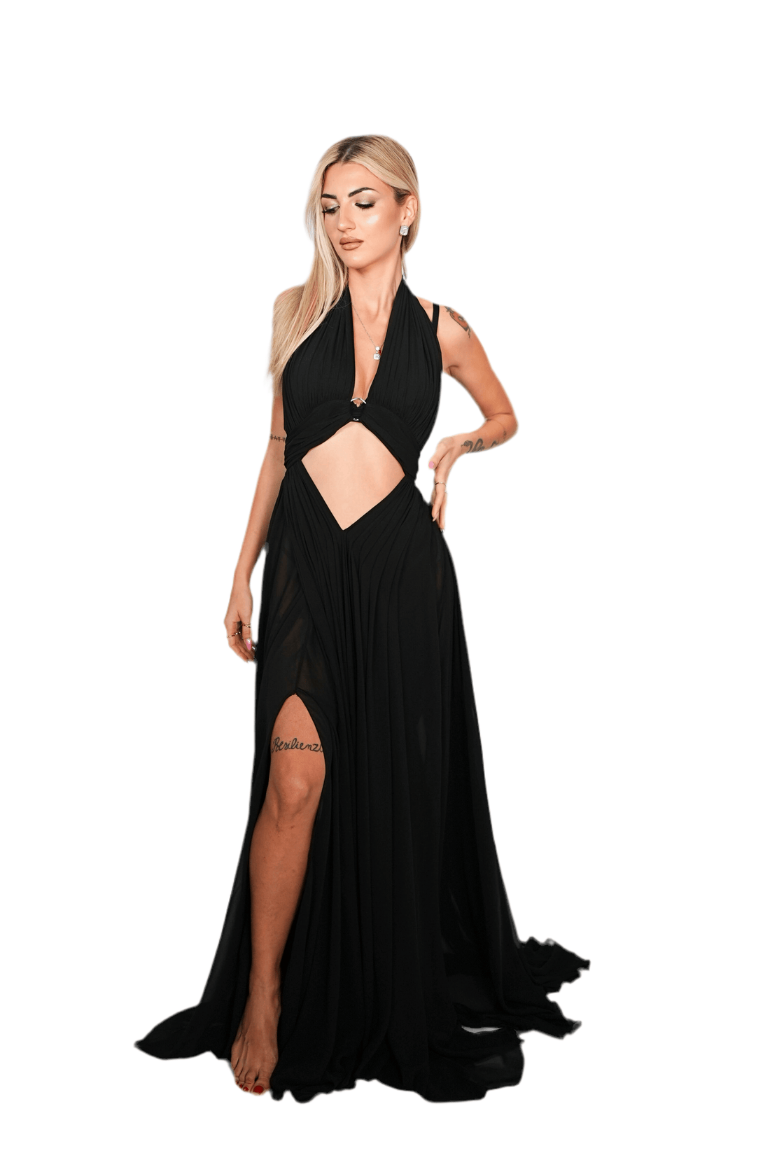 Sexy Pleated Elegant Dress - by CAPRI LIFESTYLE