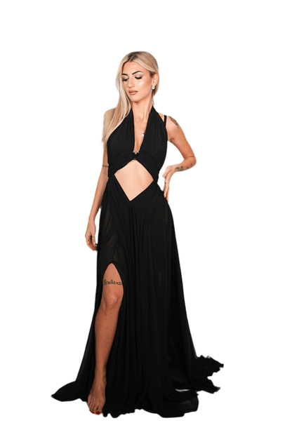 Sexy Pleated Elegant Dress - by CAPRI LIFESTYLE