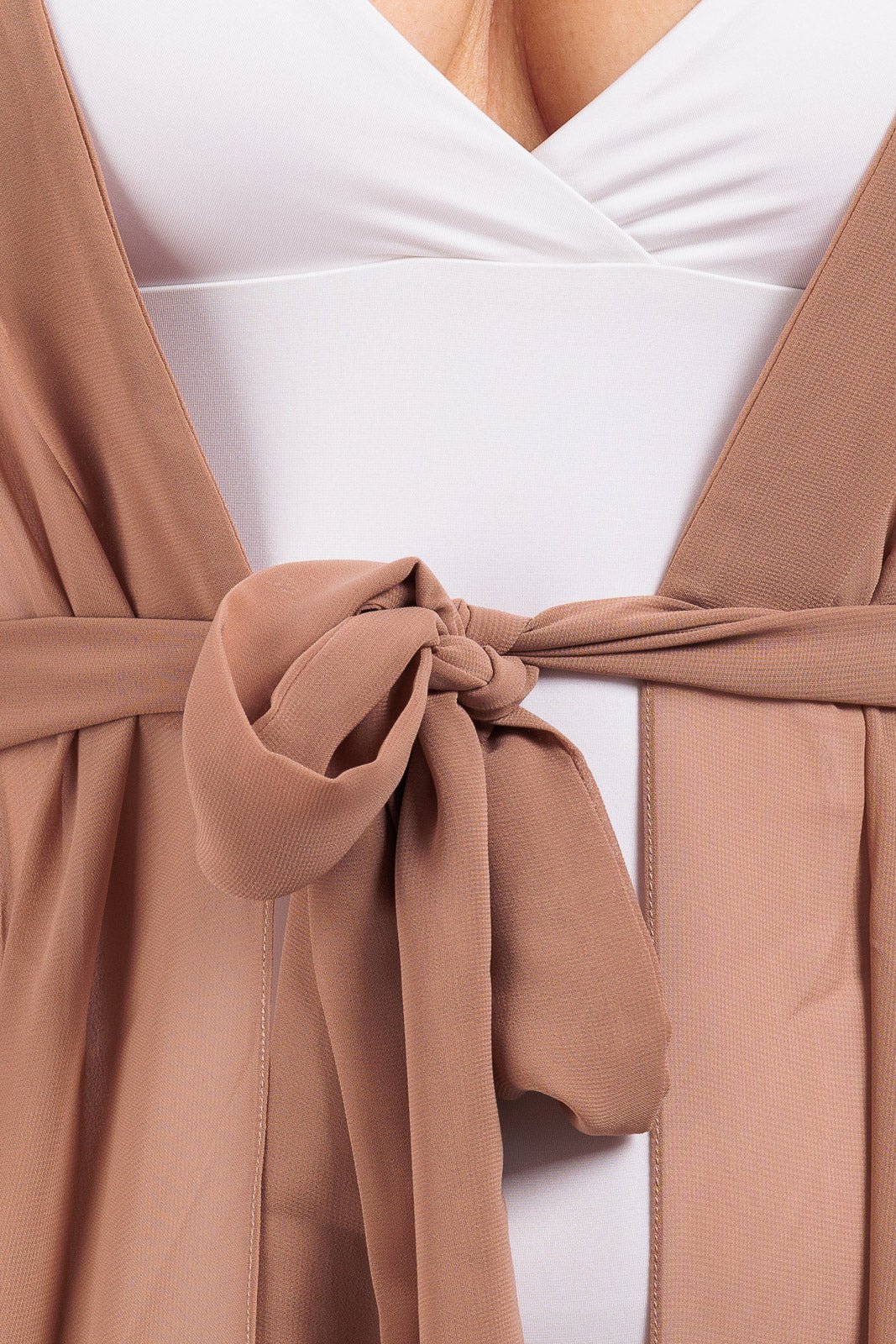 Silk Chiffon Long Robe