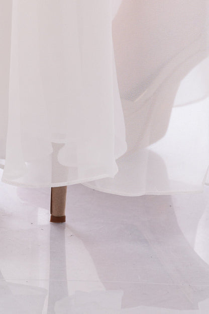 Silk Chiffon Long Robe