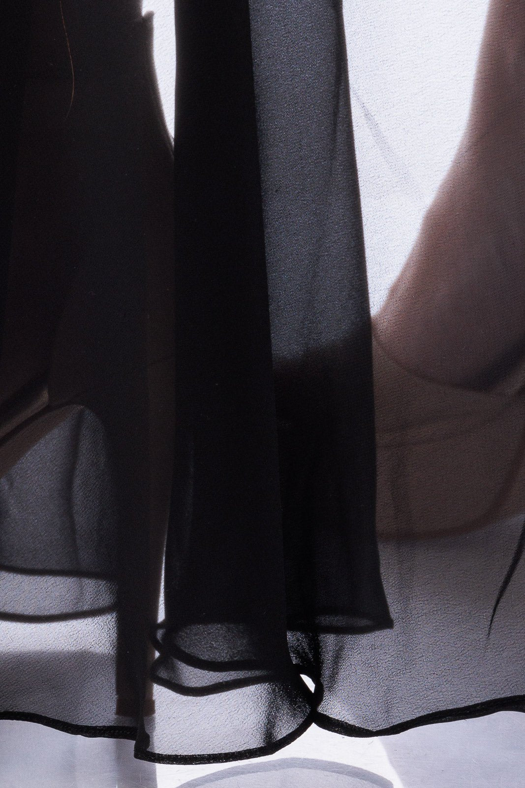 Silk Chiffon Long Robe - Dresses - by CAPRI LIFESTYLE