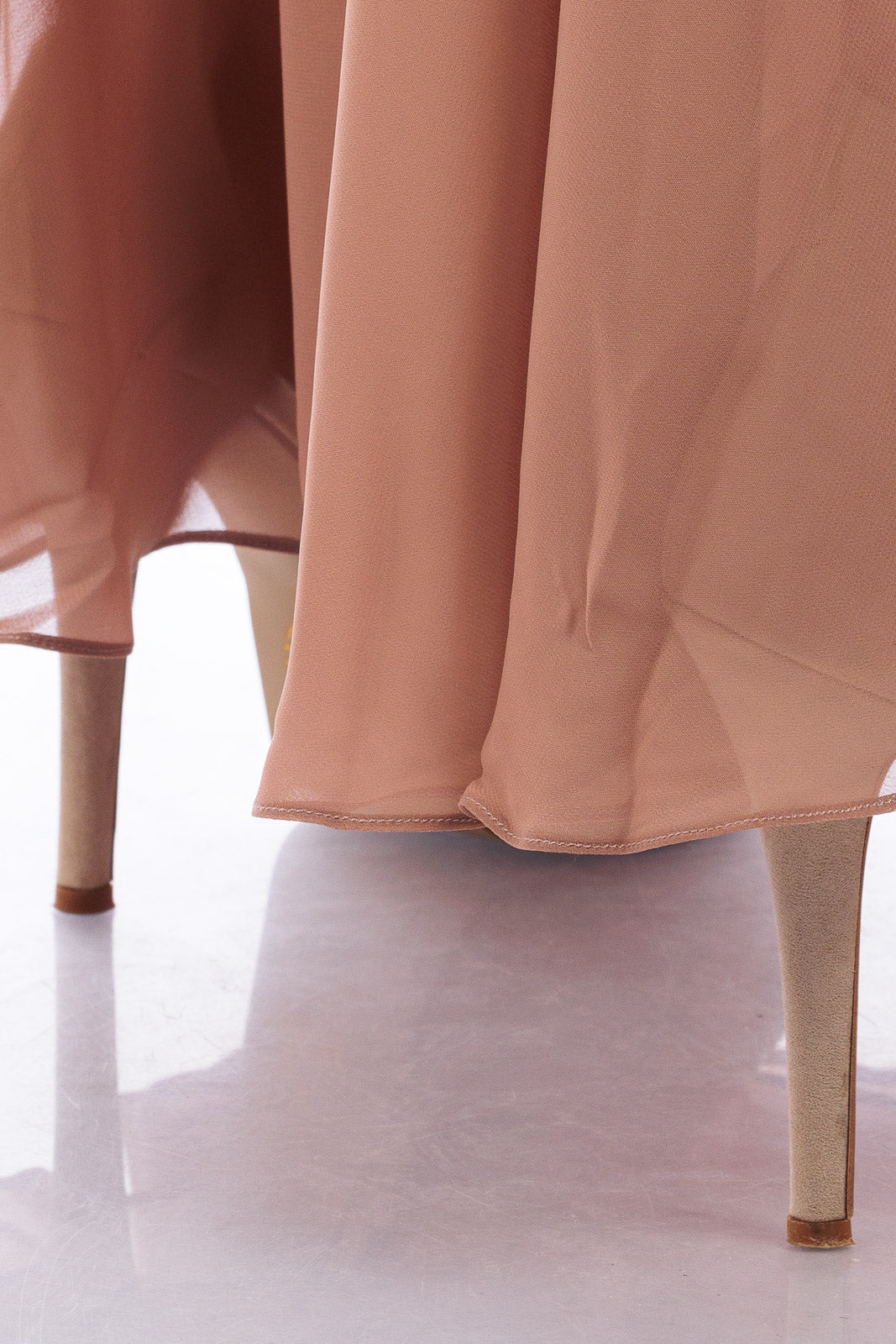 Silk Chiffon Long Robe