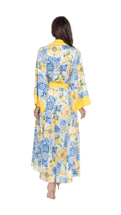 SORRENTO Long Robe with belt by CAPRI LIFESTYLE