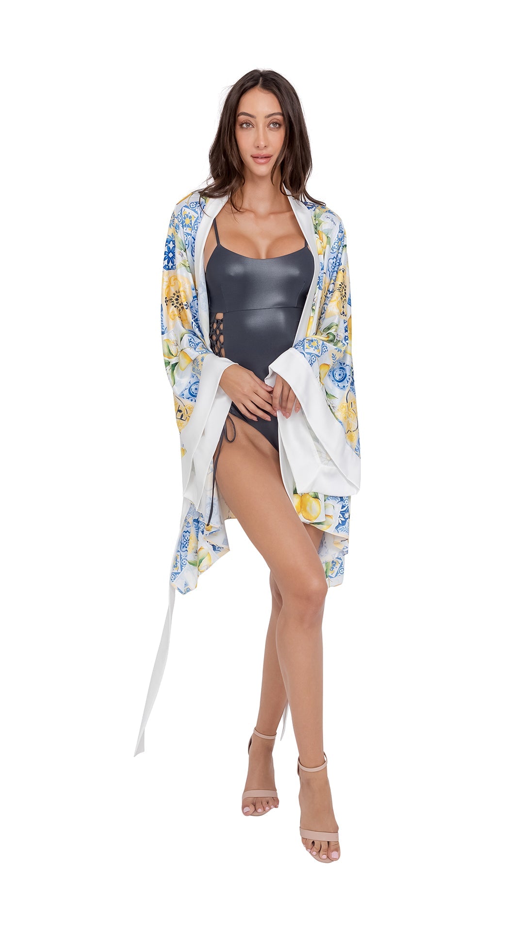 SORRENTO Short Robe With belt