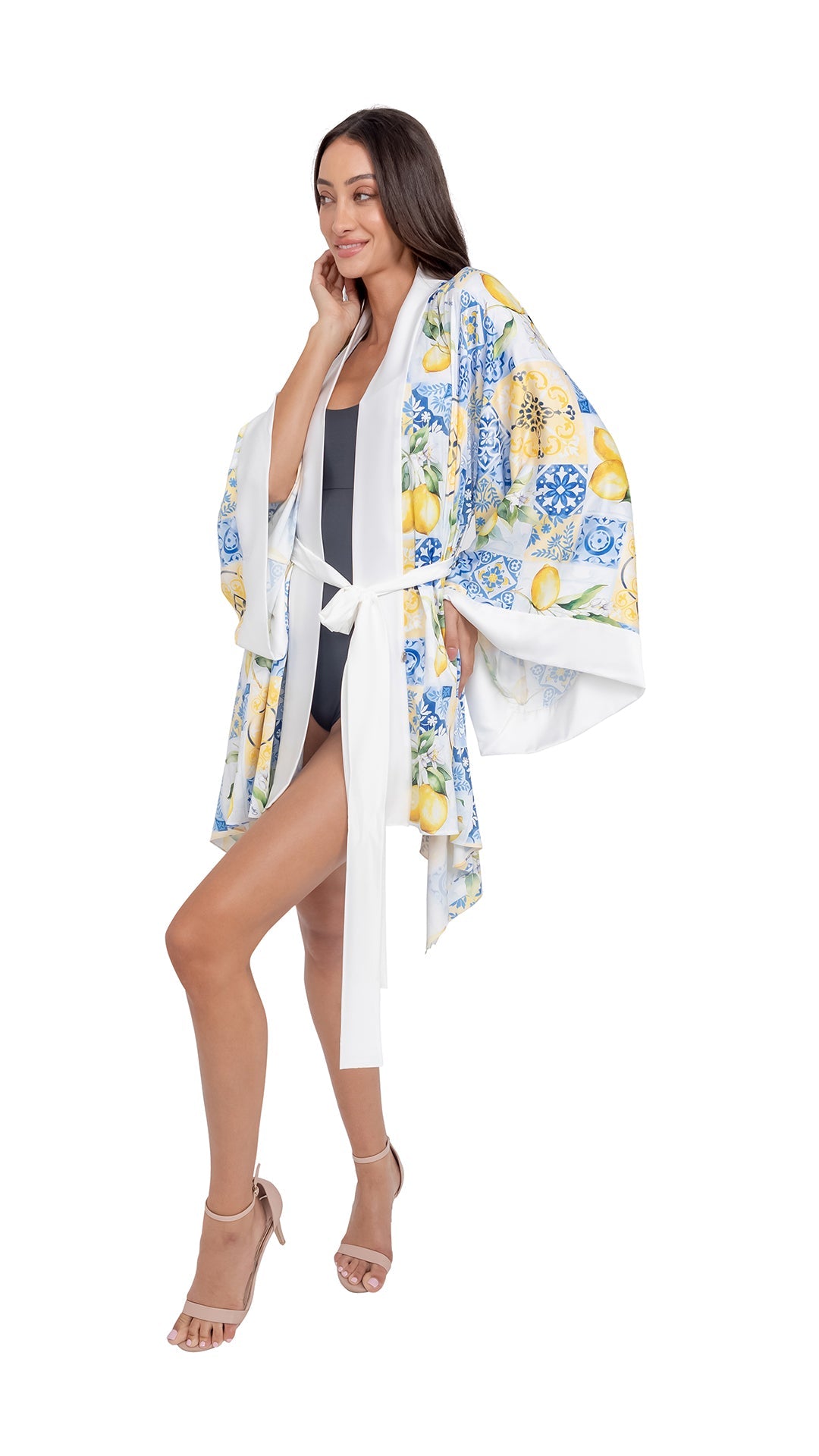 SORRENTO Short Robe With belt