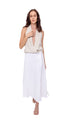 White Linen Skirt - cf-color-white - Women&