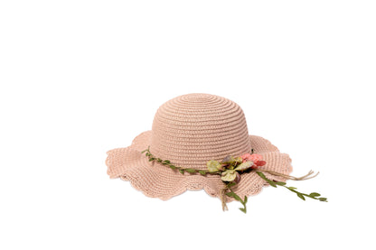 Flower Straw Weaving Hat
