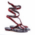 Pitone - Red Gladiator Boots Snake Skin Sandal - CAPRI LIFESTYLE READY MADE GARMENTS TRADING L.L.C