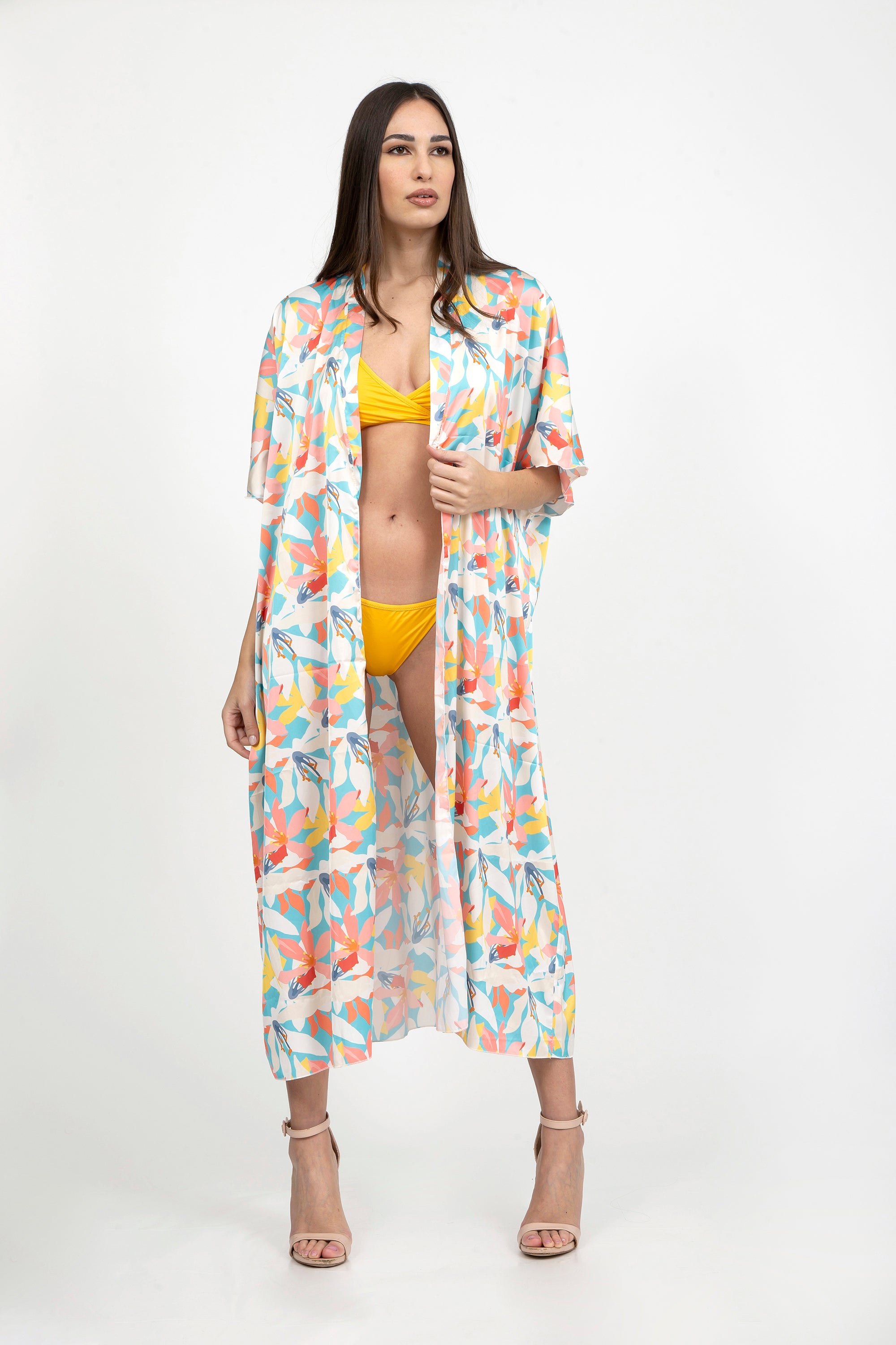 Satin Robe Cover-Up
