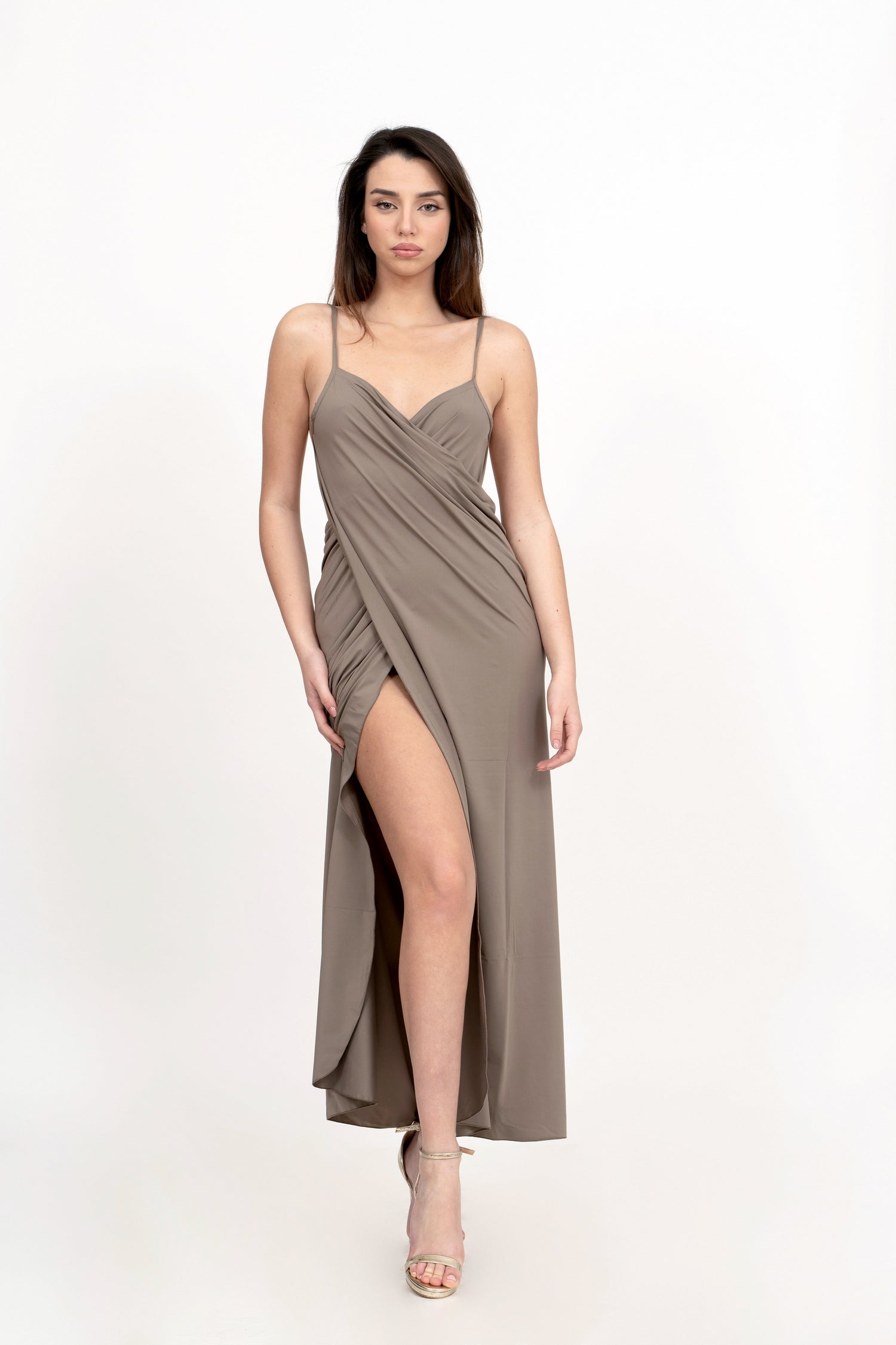 Plain Wrap Coverup Dress